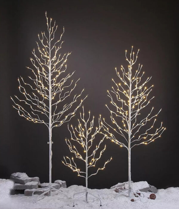 Arbol navidad led blanco - Image 2