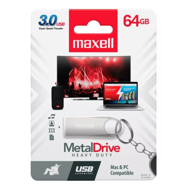 Memoria Usb Metálica De 64 Gb Con Puerto 3.0